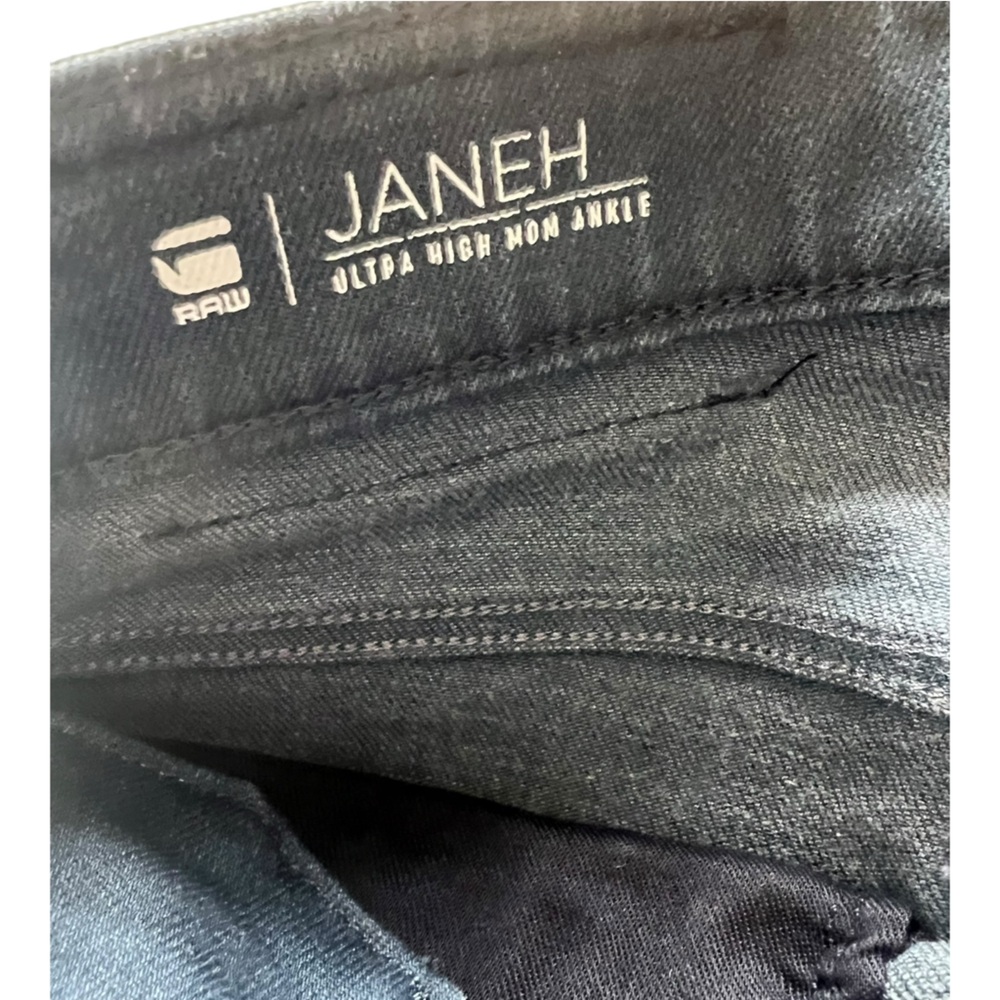G-Star RAW Women's Size 28/30 Janeh Ultra High Mom Ankle Jeans Denim - Picture 6 of 7